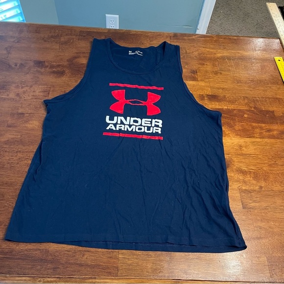Under Armour Navy Blue Tank Top size 2XL - Picture 1 of 5